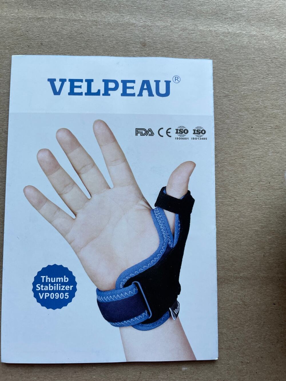 Velpeau Thumb Stabilizer for Right Hand -Medium size